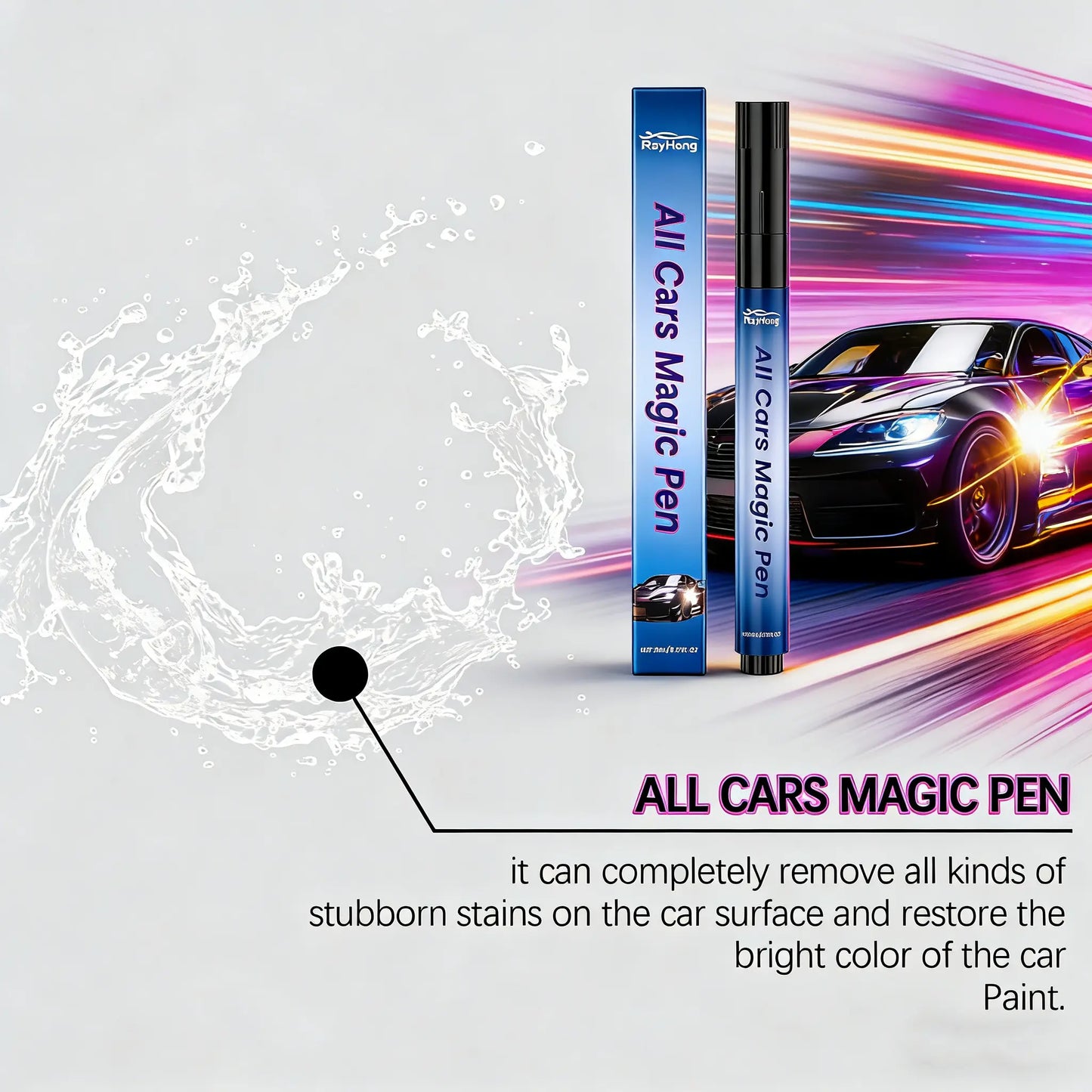 Magic Car Scratch Removal Pen – Easy DIY Auto Paint Touch-Up, Quick Scratch Repair & Gloss Restoration