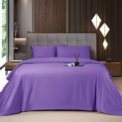 Bamboo Sheets Set 4 Pc,Cooling Breathable & Hotel Luxury Super Silky Soft, 16'' Deep Pocket.