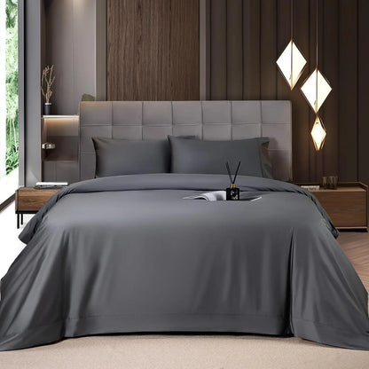 Bamboo Sheets Set 4 Pc,Cooling Breathable & Hotel Luxury Super Silky Soft, 16'' Deep Pocket.