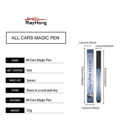 Magic Car Scratch Removal Pen – Easy DIY Auto Paint Touch-Up, Quick Scratch Repair & Gloss Restoration