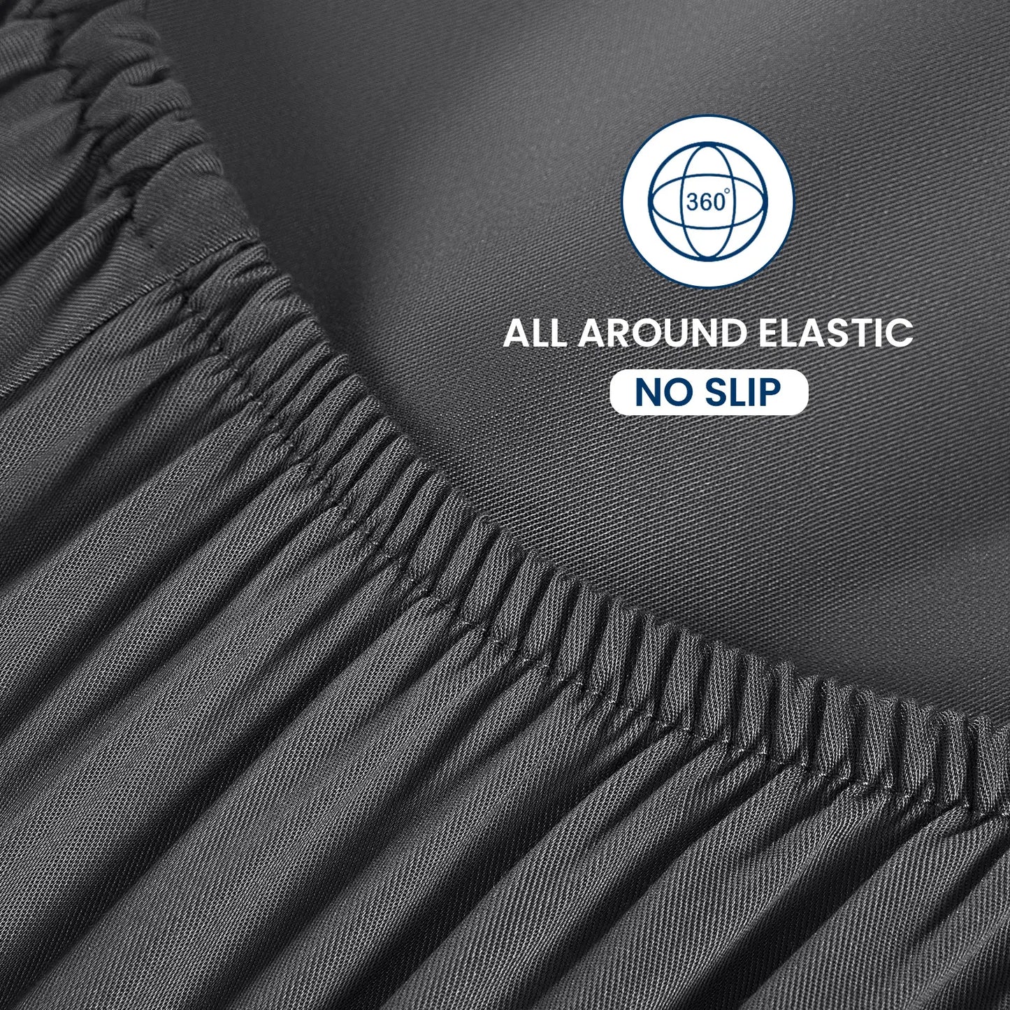Bamboo Sheets Set 4 Pc,Cooling Breathable & Hotel Luxury Super Silky Soft, 16'' Deep Pocket.